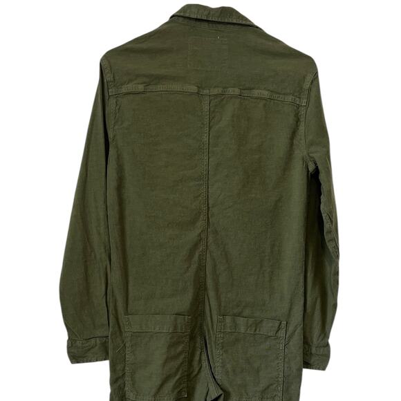 Frank and Eileen Jumpsuit NORTHERN IRELAND Green Army Playsuit Romper Size XS - Picture 6 of 7